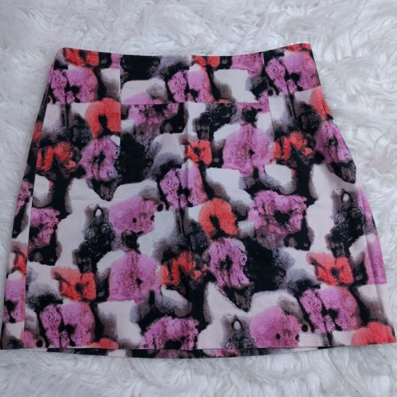 @ J. Crew sz 00 Skirt Pink Orange Pencil - Picture 4 of 6